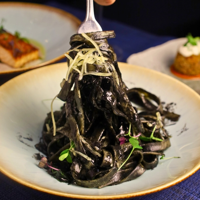 Calamari Ink Linguini at Buena Vista, NYC
